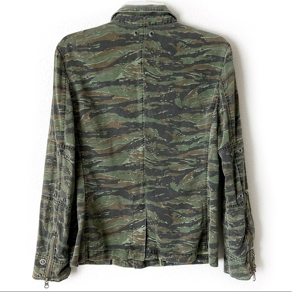 PAM & GELA Camo Army Utility Jacket Tencel Size Small Oversized Coat Cam… - Picture 11 of 16
